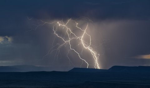 Thunder and lightning Photo of thunder and lightning