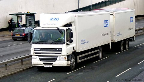 An NHS Supply Chain van