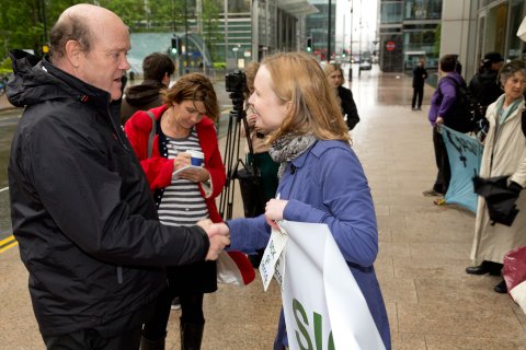 Cat Hobbs meeting Rupert Soames Photo of Cat Hobbs meeting Rupert Soames