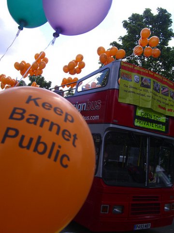 Keep Barnet public protest Keep Barnet public protest