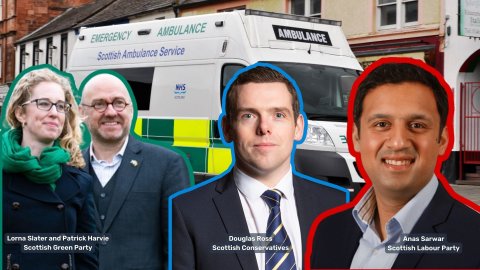 Pictures of Scottish party leaders
