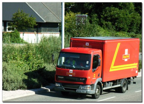 Royal Mail van Photo of Royal Mail van