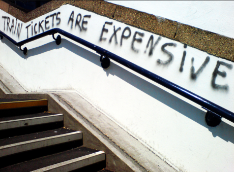 'Train tickets are expensive'
