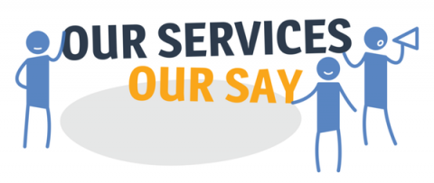 Our Services Our Say logo