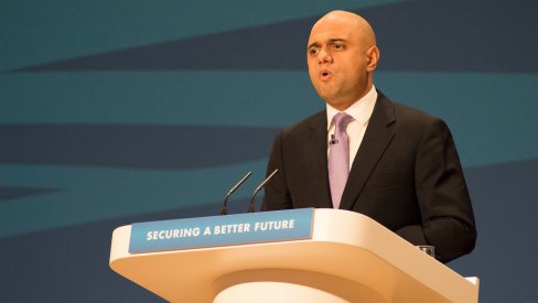 Sajid Javid's new powers: A massive threat to the NHS as we know it Sajid Javid speaking at a podium