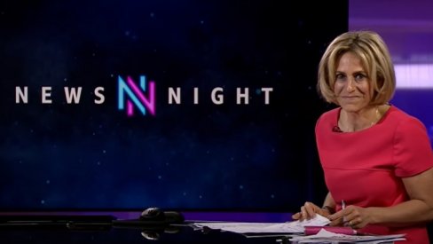 Emily Maitlis on BBC Newsnight Emily Maitlis on BBC Newsnight