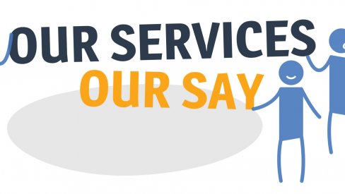 Our Services Our Say logo