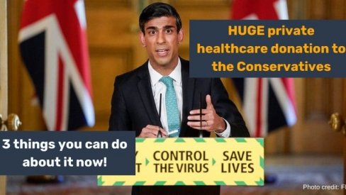 Private healthcare boss donates £5 million to the Conservatives
