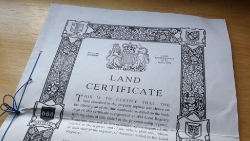 Land Registry documents