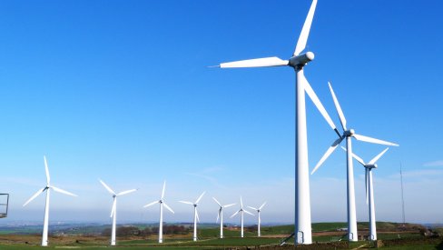 Photo of wind turbines