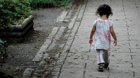 Photo of child walking