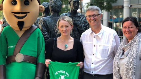Robin (J), Rebecca Long-Bailey (Shadow Secretary of State for Business, Energy and Industrial Strategy), Councillor Steve Battlemuch (Chair of Robin Hood Energy Board) and Gail Scholes (CEO, Robin Hood Energy).